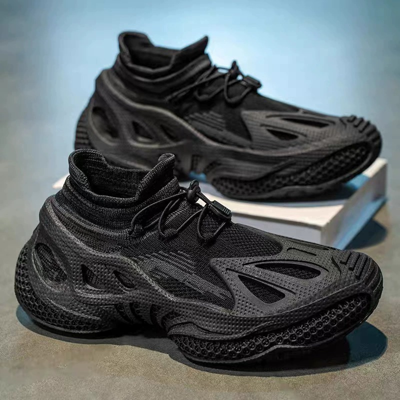 Men's Flyknit Breathable Dad Sneakers · YANYAN China shoe factory