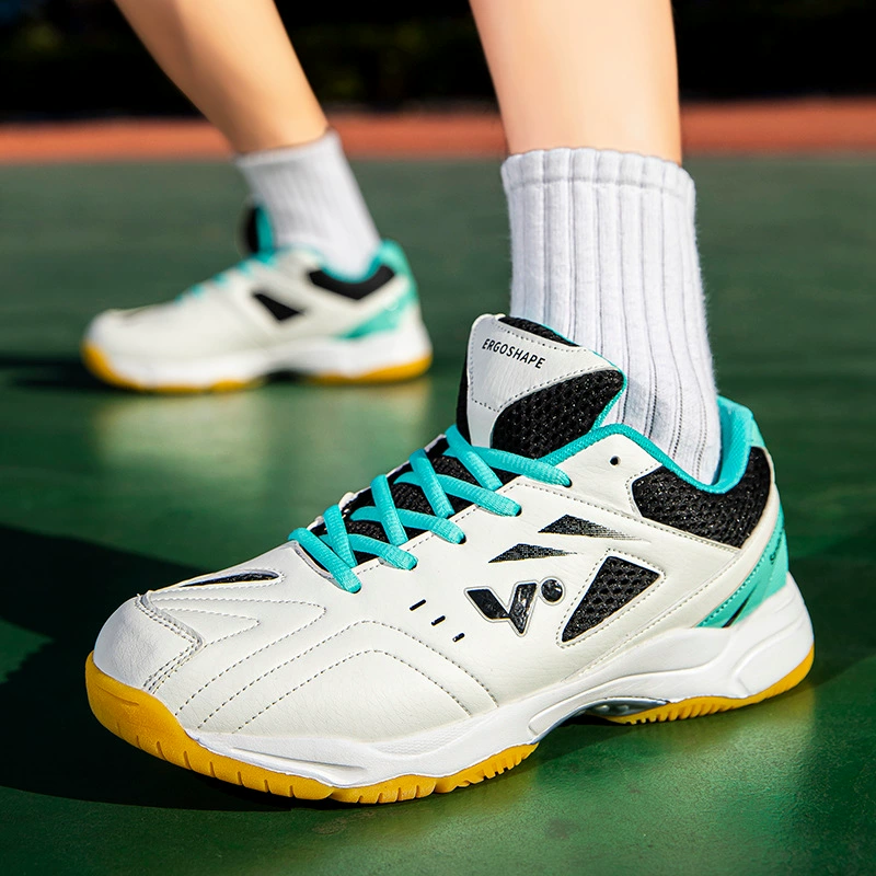 Youth Men Anti-Slip Wear-Resistant Couple Badminton Shoes Tennis Shoes Table Tennis Shoes Comfortable Men Women Sports Shoes