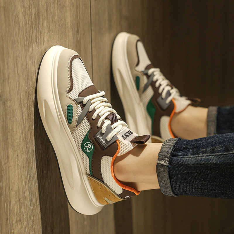 Men's Breathable Mesh Athletic Sneakers · YANYAN China shoe factory