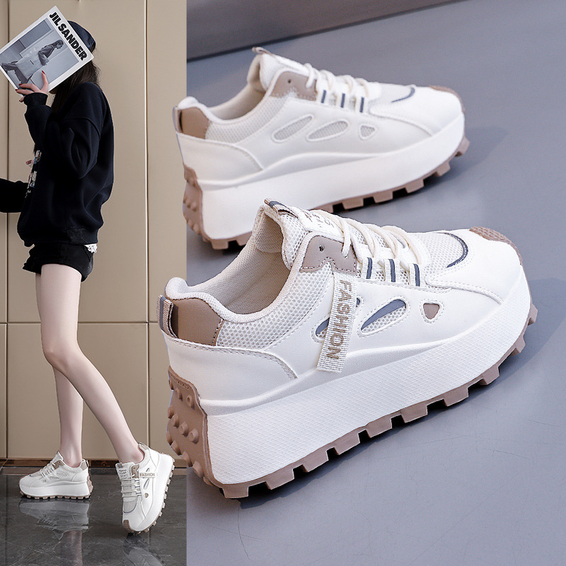 Women's Platform Chunky Dad Sneakers · YANYAN China shoe factory