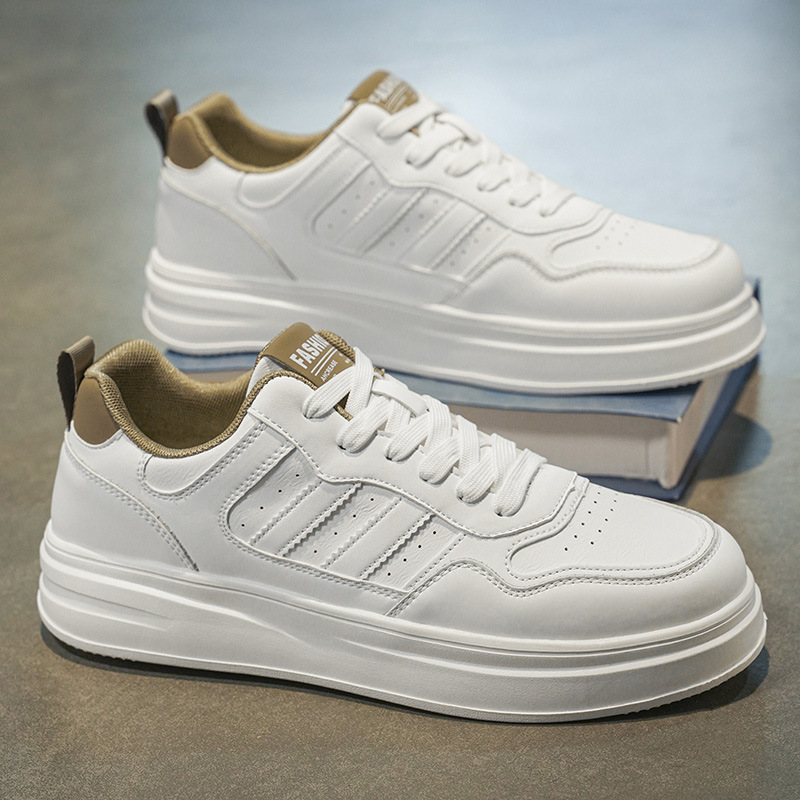 Men's Breathable White Skate Shoes · YANYAN China shoe factory