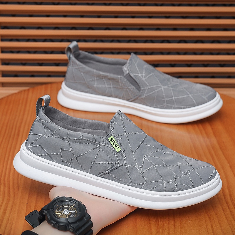 Men's Breathable Canvas Slip On Shoes · YANYAN China shoe factory