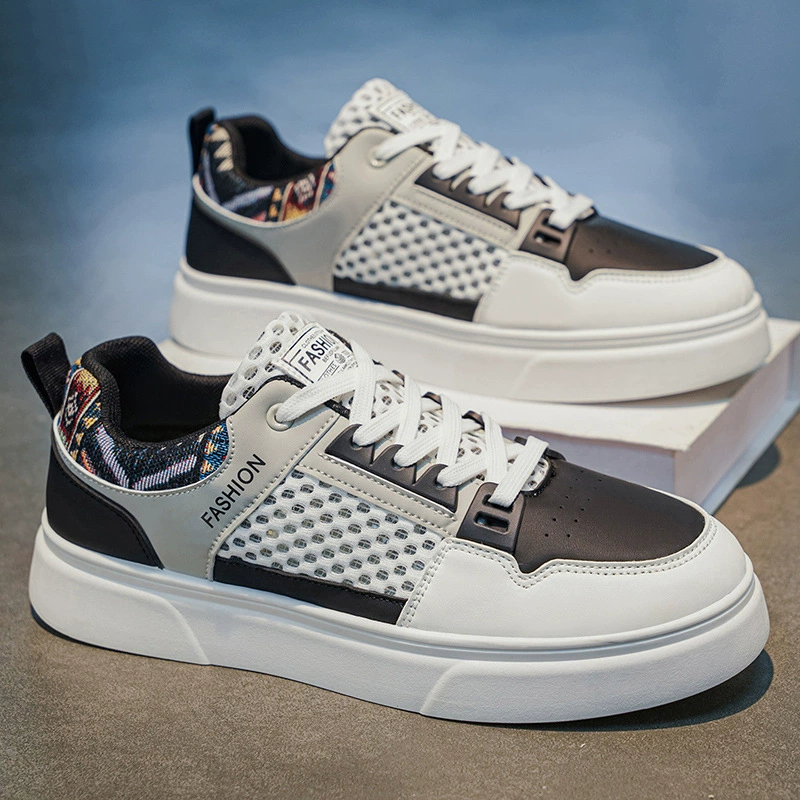Chaussures homme été 2026 bateau mesh respirant œillets sport étudiant modèle 2069 · MOHE China shoe factory