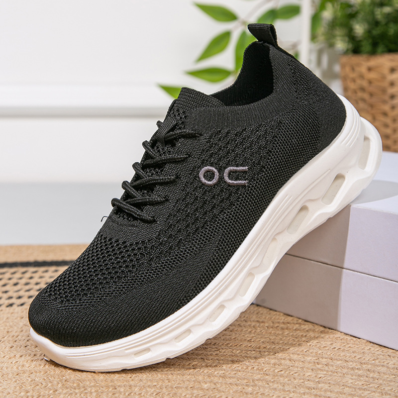 Men's Flyknit Mesh Breathable Sneakers · YANYAN China shoe factory