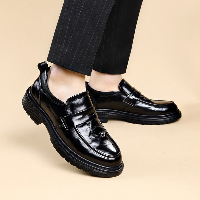 Men's British Style Slip-On Loafers · YANYAN China shoe factory