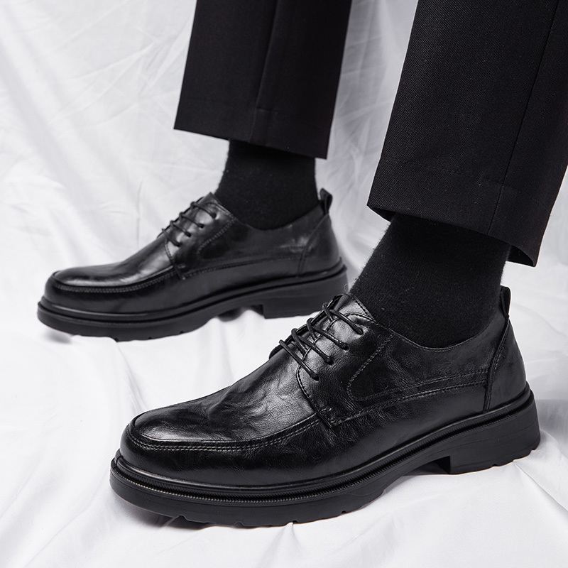 Men's Derby Leather Business Shoes · YANYAN China shoe factory
