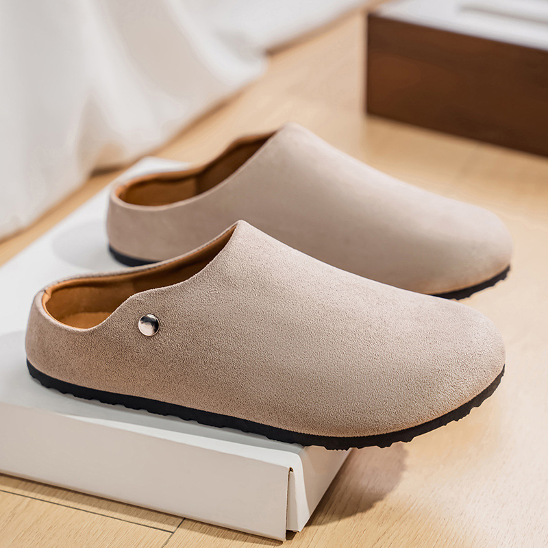 Men's Suede Mule Slip-On Sandals · YANYAN China shoe factory