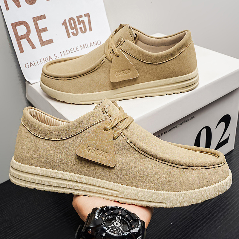 Men's Suede Slip-On Driving Shoes · YANYAN China shoe factory