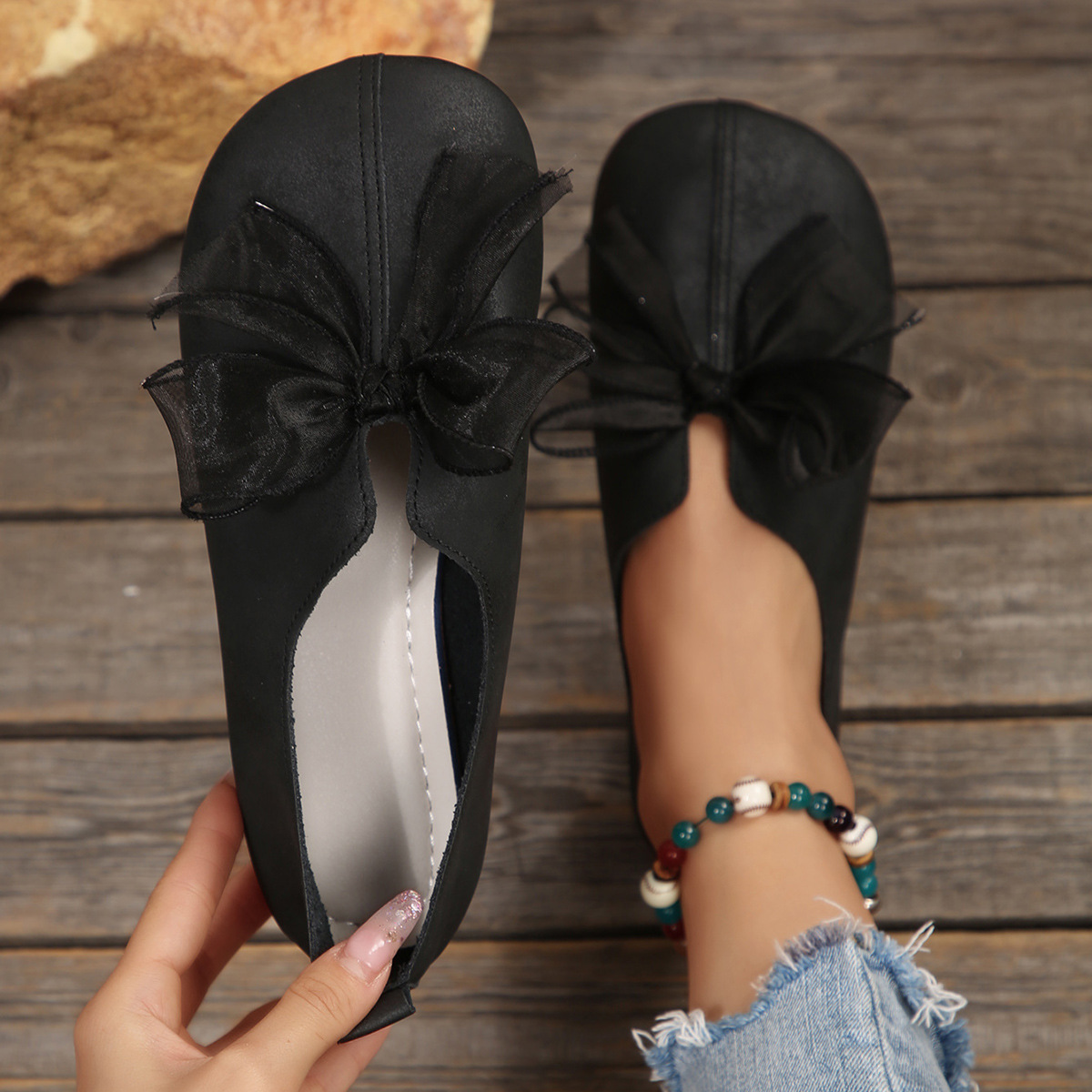 Women's Retro Mary Jane Flats · YANYAN China shoe factory