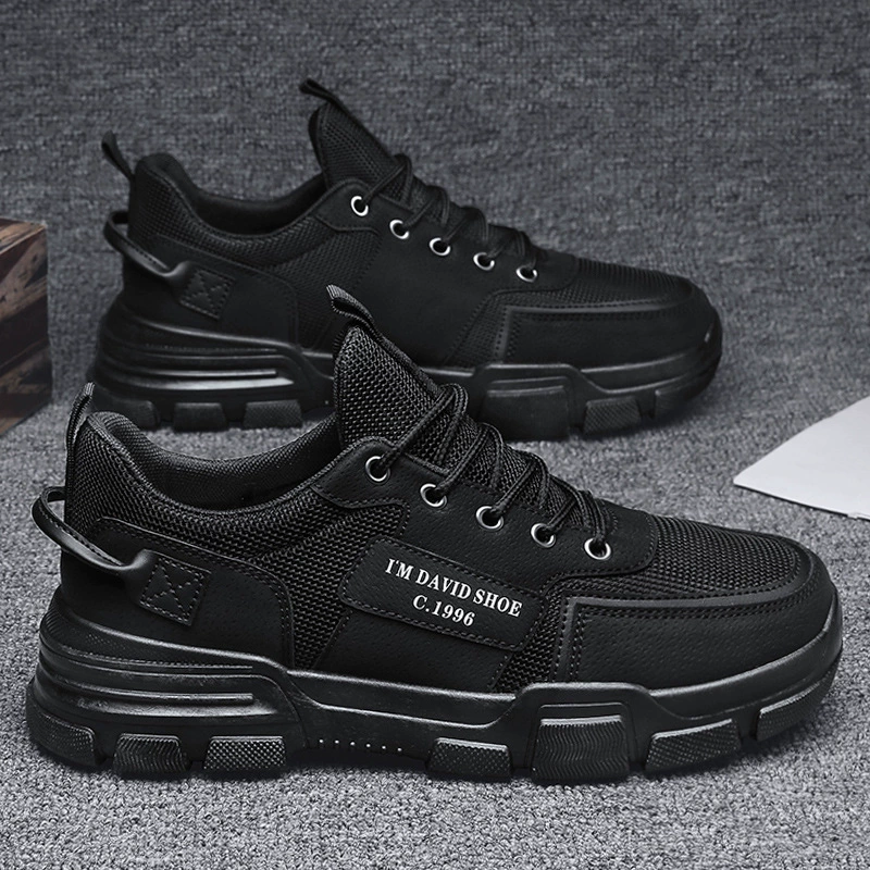 Zapatos de Trabajo Impermeables para Hombre 2026 Invierno Antideslizantes Negros de Seguridad