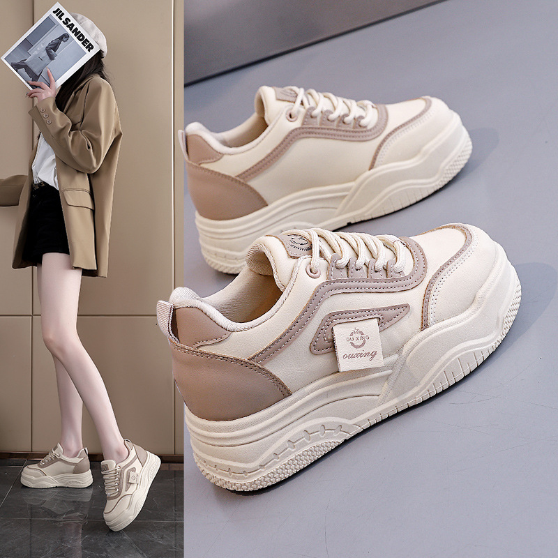 Women's Platform White Skate Shoes · YANYAN China shoe factory