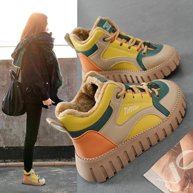 Women's Thermal High-Top Winter Shoes · YANYAN China shoe factory