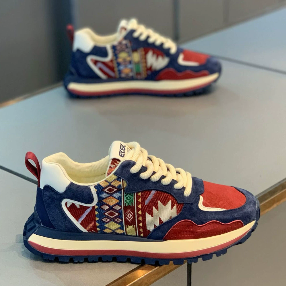 Men's Spring Breathable Casual Sports Dad Shoes Trendy Agassi Sneakers 2026