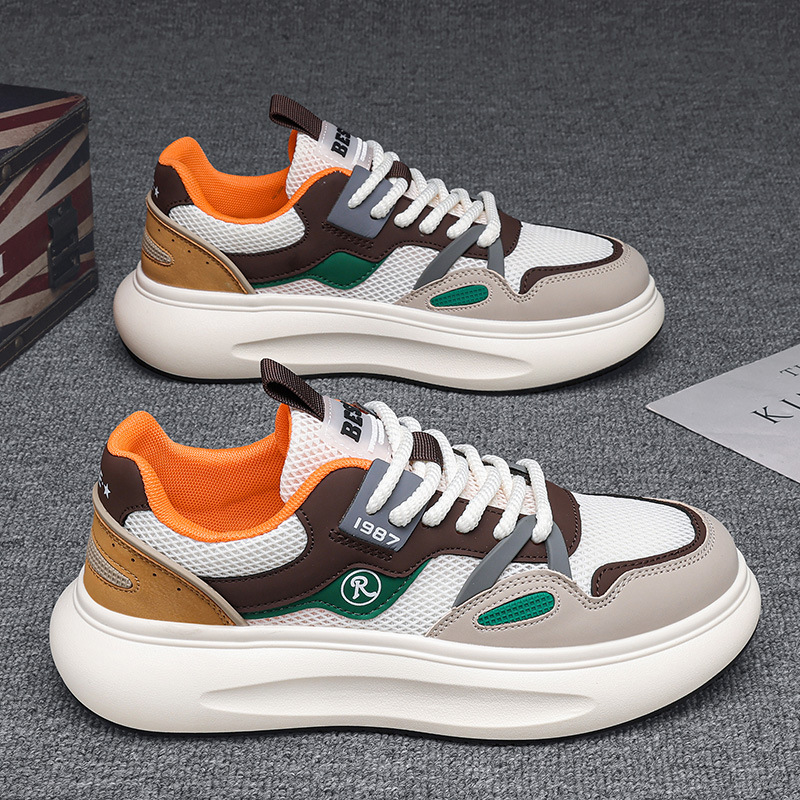 Men's Breathable Mesh Athletic Sneakers · YANYAN China shoe factory