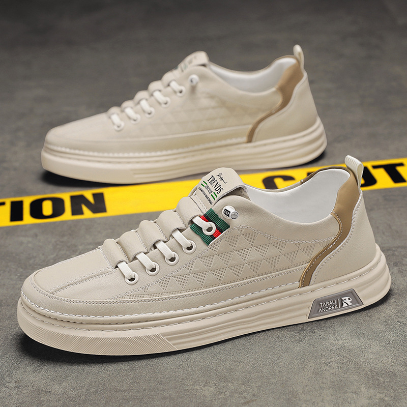 Men's Breathable White Skate Shoes · YANYAN China shoe factory