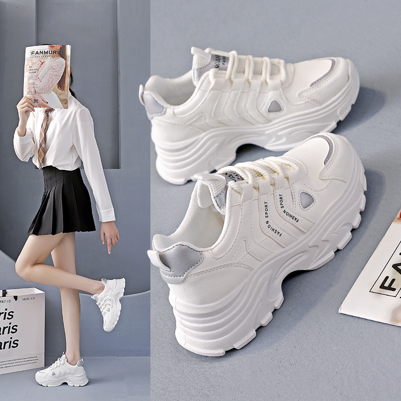 Women's Thick Sole Chunky Sneakers · YANYAN China shoe factory