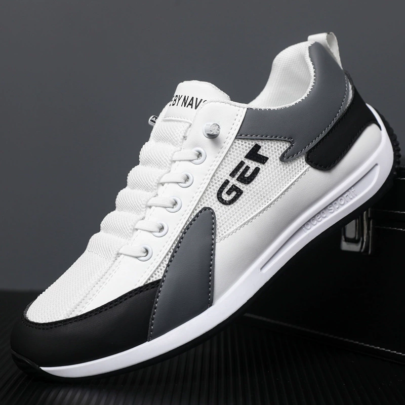 Brand Men's Shoes 2025 Summer New Sports Shoes Lightweight Comfortable Soft Sole Casual Breathable Mesh