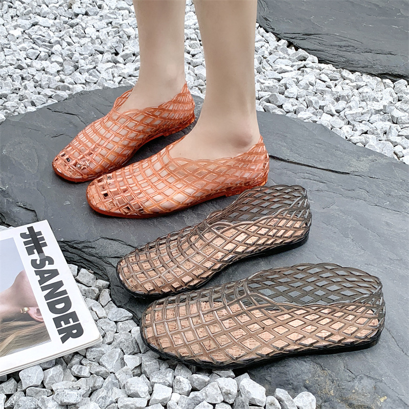Women's Mesh Hollow Slip-On Sandals · YANYAN China shoe factory
