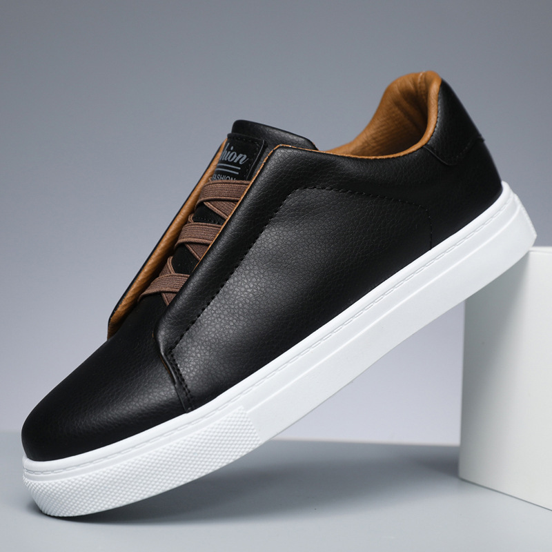 Men's Solid Color Low Top Skate Shoes · YANYAN China shoe factory