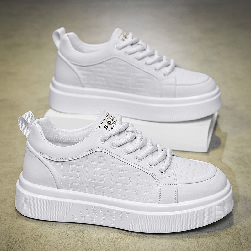 Men's Breathable White Skate Shoes · YANYAN China shoe factory