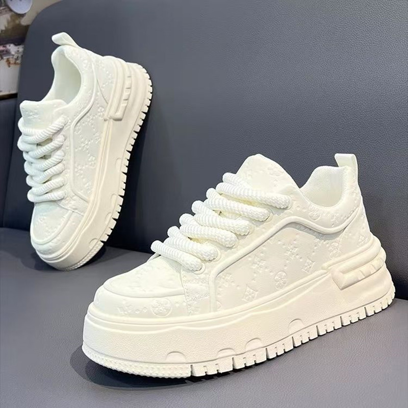 Men's Platform White Sneakers · YANYAN China shoe factory