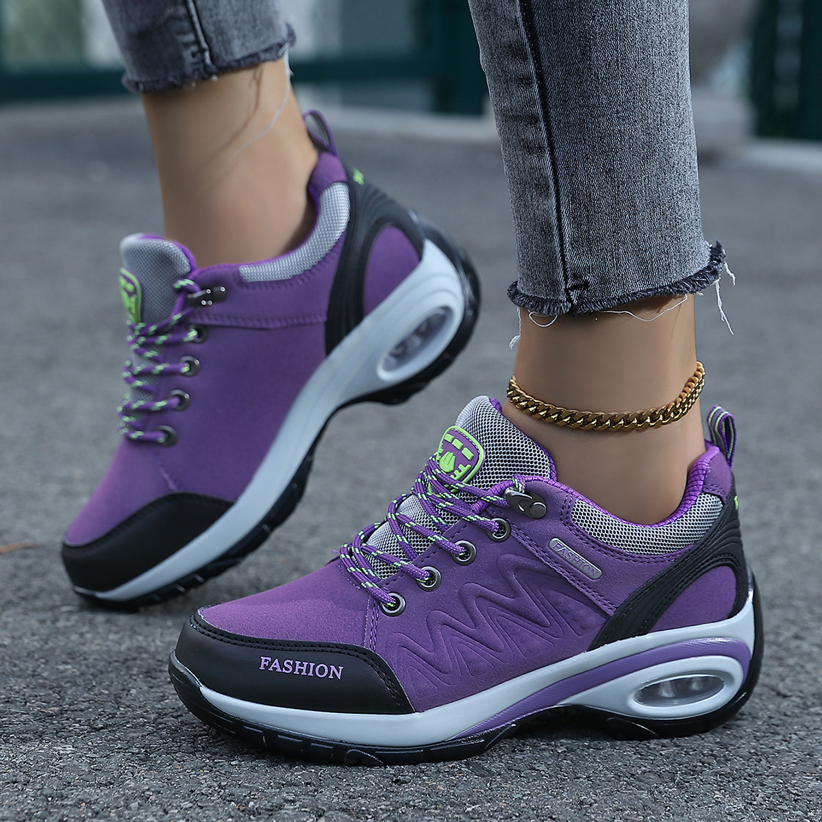 Women's Air Cushion Running Sneakers · YANYAN China shoe factory