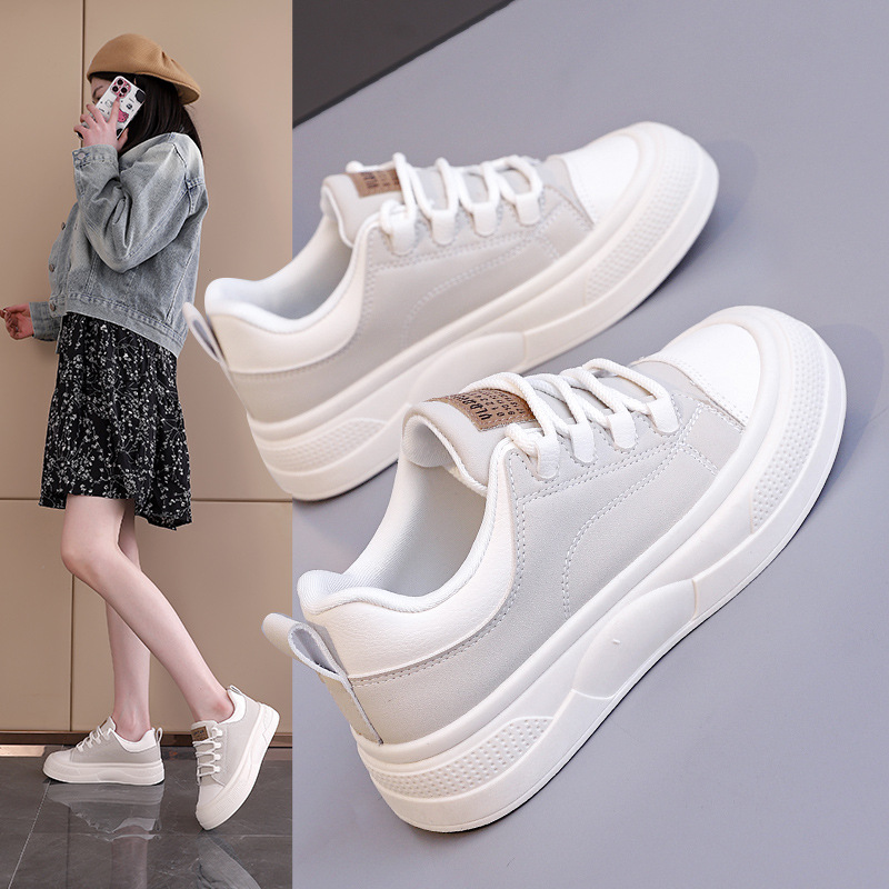 Women's Platform White Skate Shoes · YANYAN China shoe factory
