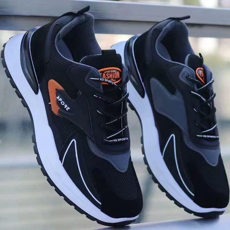 Frühling Sommer Neue Atmungsaktive Mesh Lässige Rutschfeste Weiche Sohle Laufende Dad Schuhe