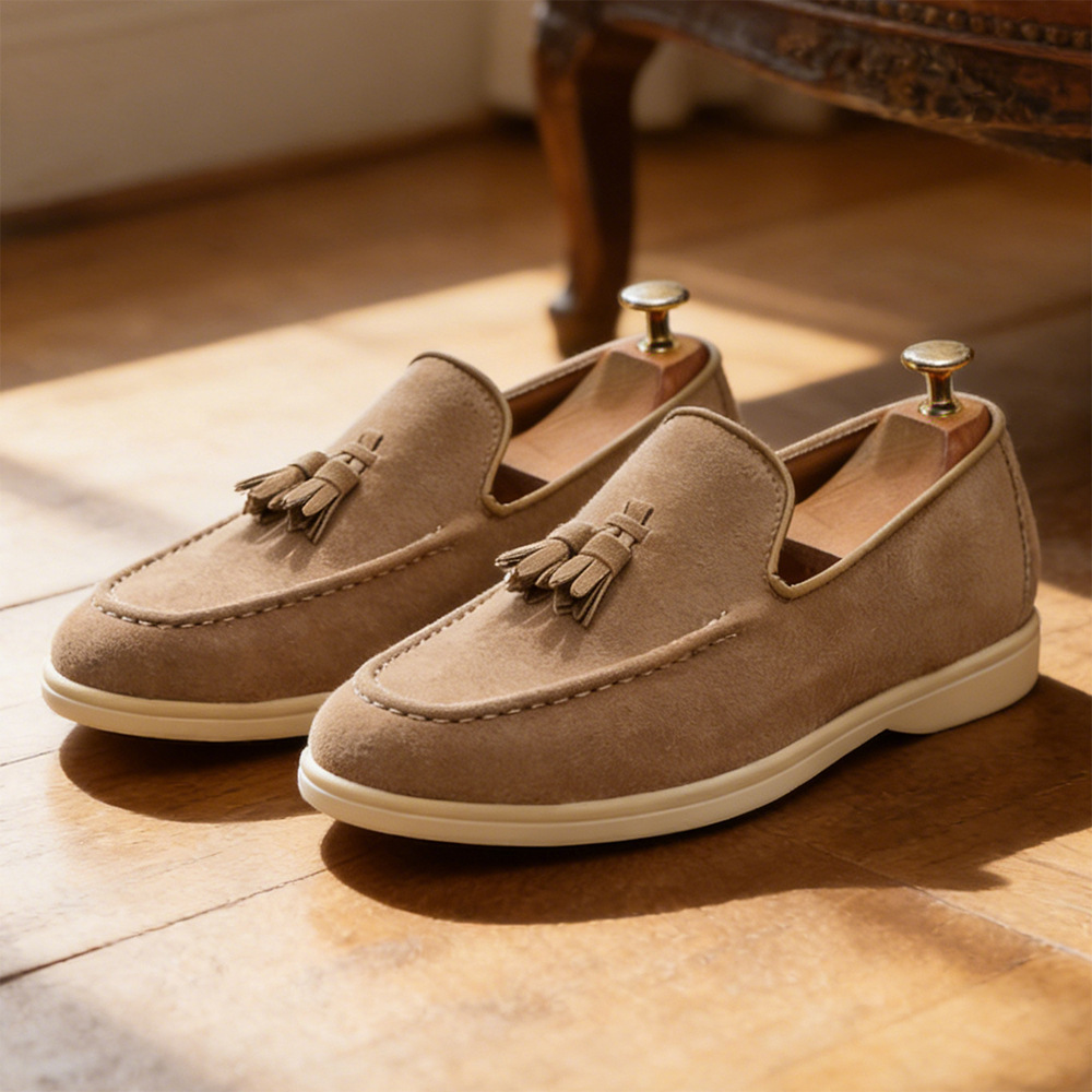 Men's Plus Size Leather Loafers · YANYAN China shoe factory