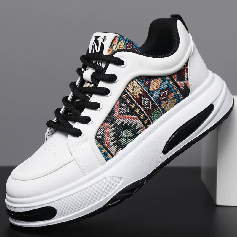Men's Casual Sneakers, Thick Sole Inner Heightening Comfortable Winter 2024