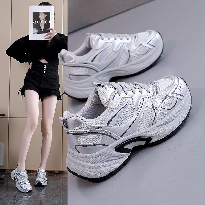 Women's Platform Height Increasing Dad Sneakers · YANYAN China shoe factory