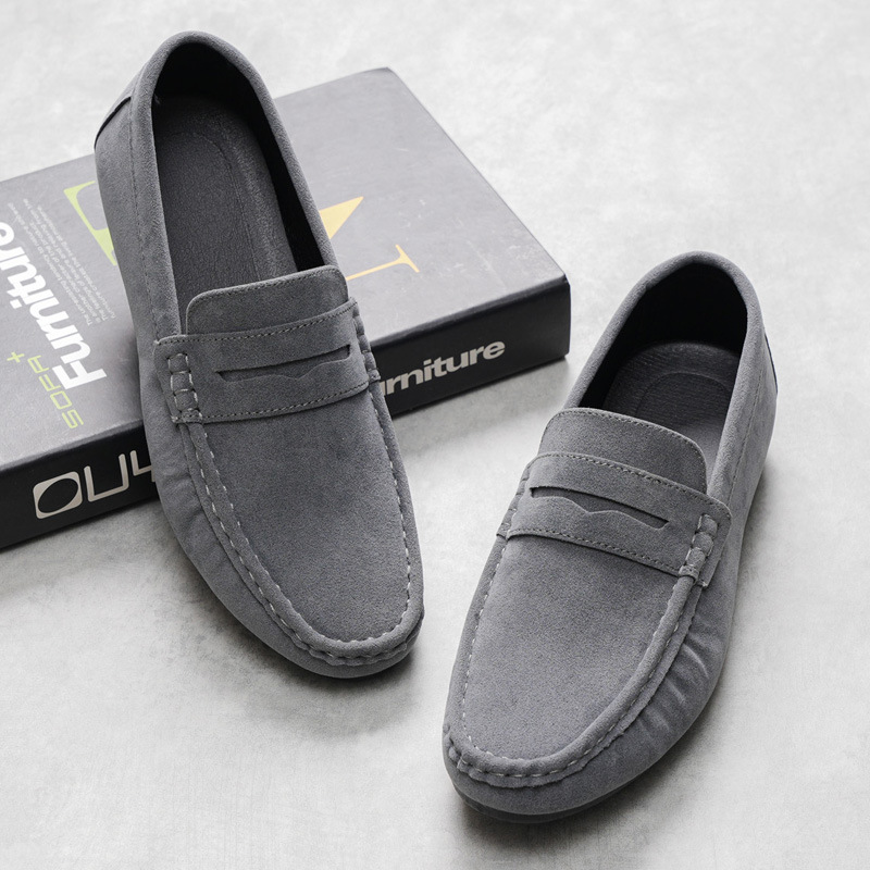 Men's Slip-On Leather Loafers Casual · YANYAN China shoe factory