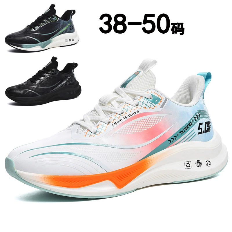 Export große Größe 50 Herrenschuhe neu atmungsaktiv Sportschuhe Anti-Rutsch weiche Sohle vielseitig Lauf lässig