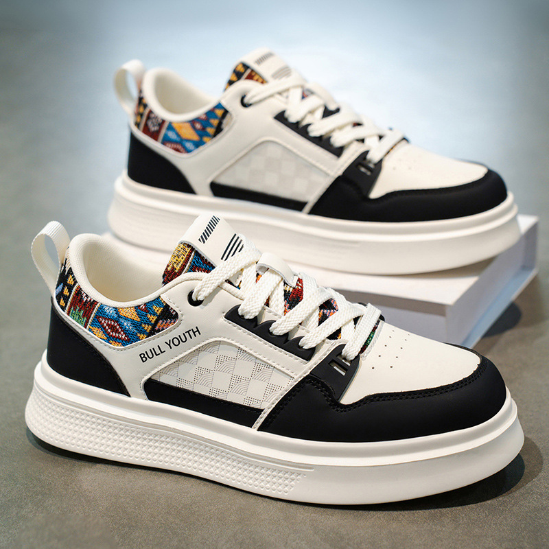 Men's Premium White Skate Sneakers · YANYAN China shoe factory