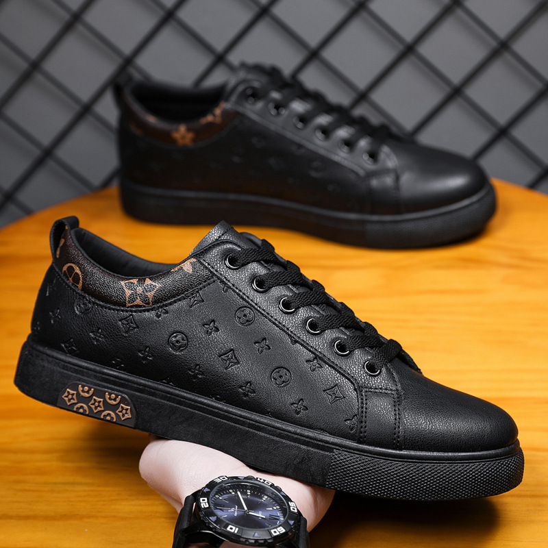 Men's White Low Top Skate Shoes · YANYAN China shoe factory