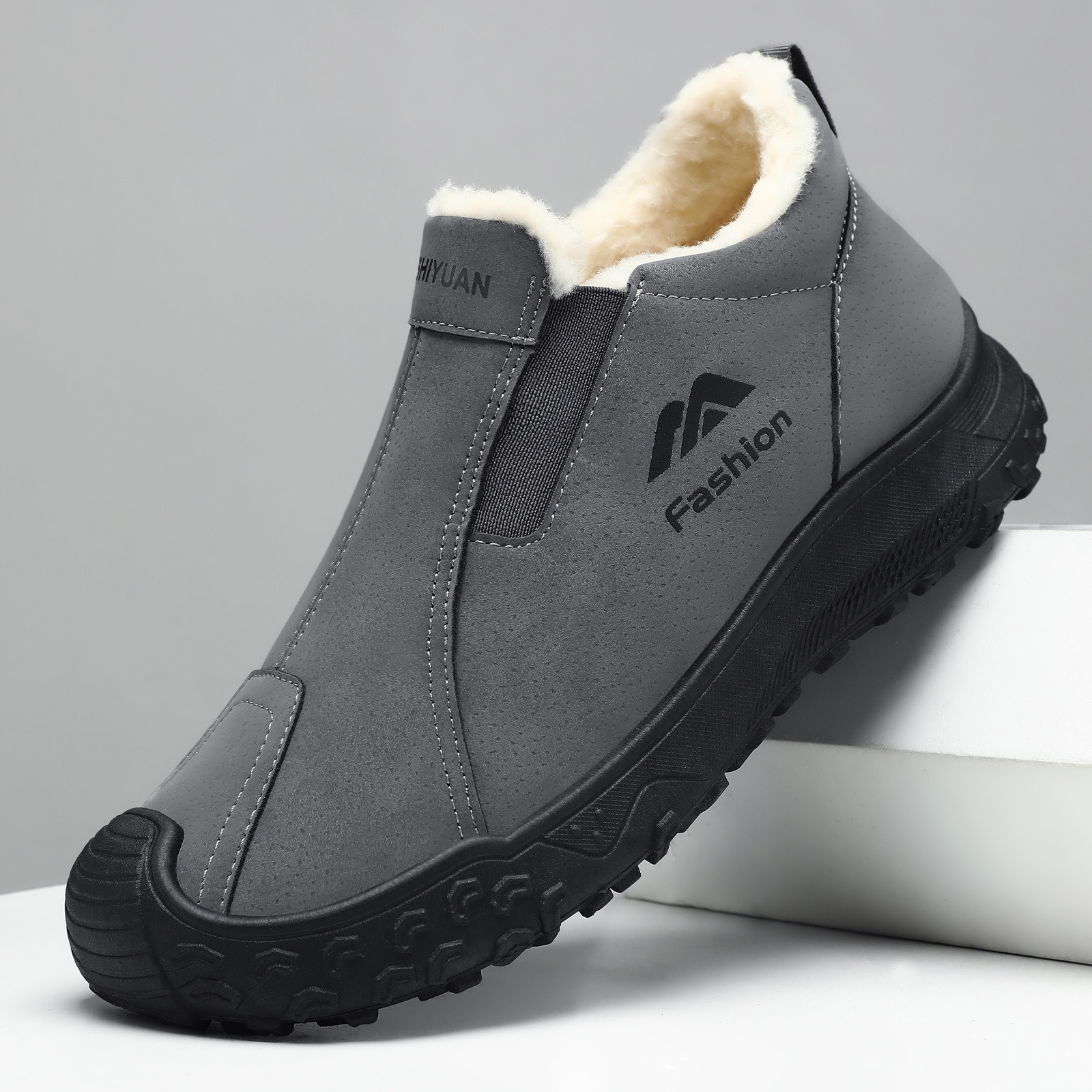Men's Thermal Slip-On Winter Shoes · YANYAN China shoe factory