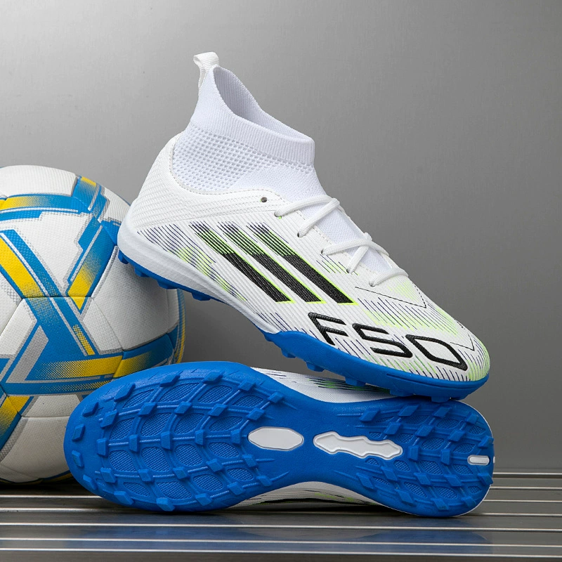 Neue High-Top Fußballschuhe Herren Damen lange Stollen kurze Stollen Student Training Spiel Fußballschuhe Erwachsene