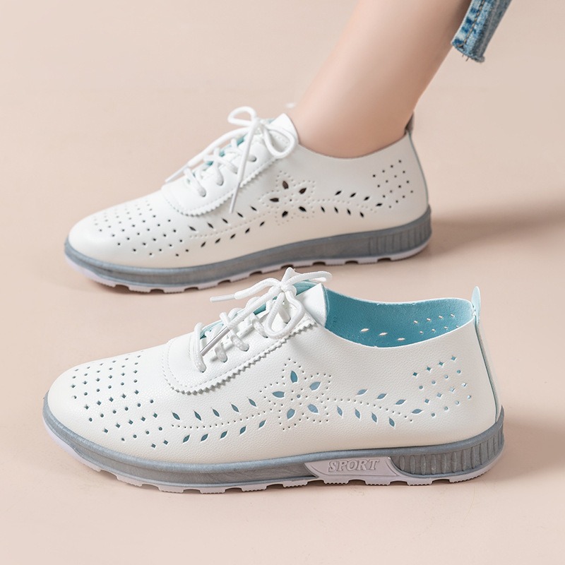 Women's Mesh White Casual Shoes · YANYAN China shoe factory