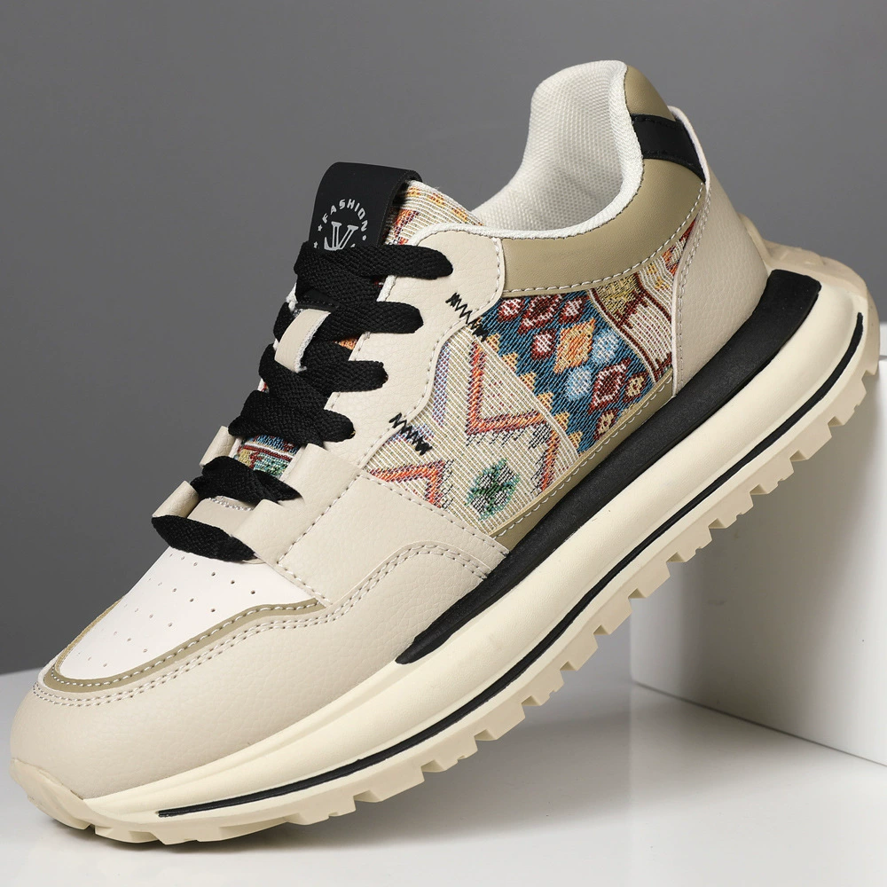 Herren Vintage Freizeit-Sneaker, weiche Sohle Agility Schuhe Frühjahr 2025