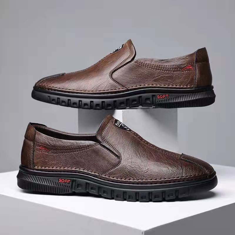 Men's British Style Leather Loafers · YANYAN China shoe factory