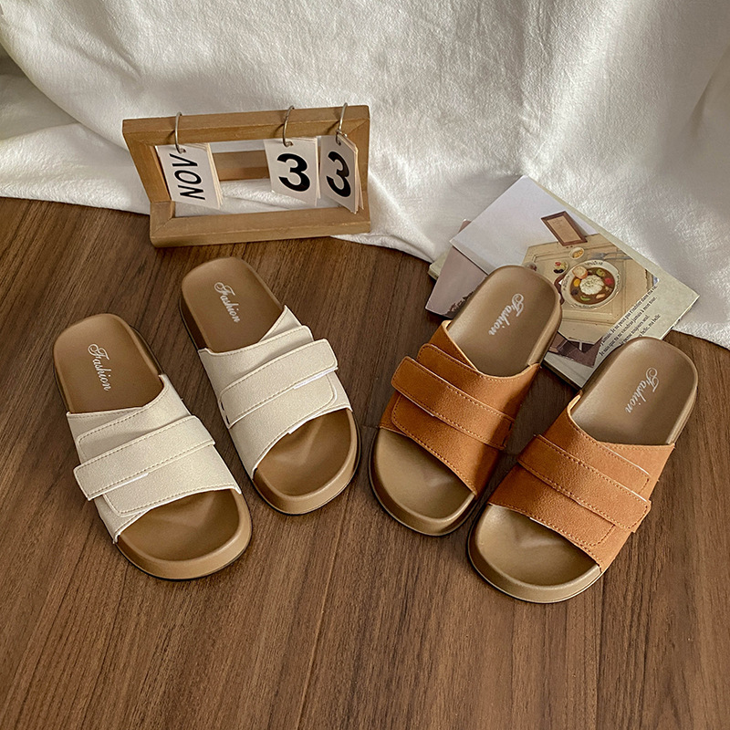 Women's Adjustable Buckle Slide Sandals · YANYAN China shoe factory
