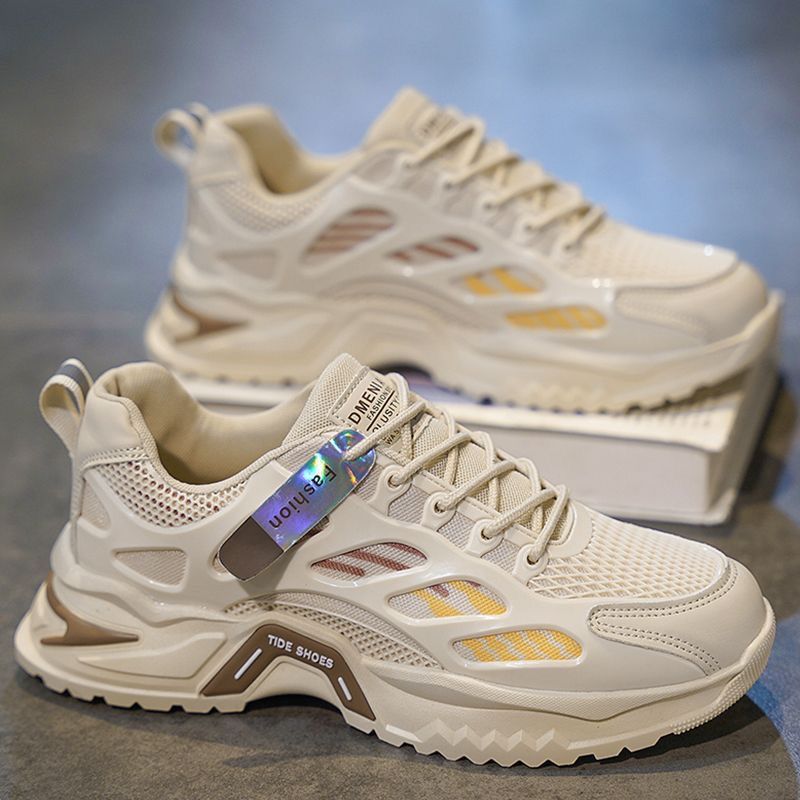 Men's Breathable Mesh Dad Sneakers · YANYAN China shoe factory