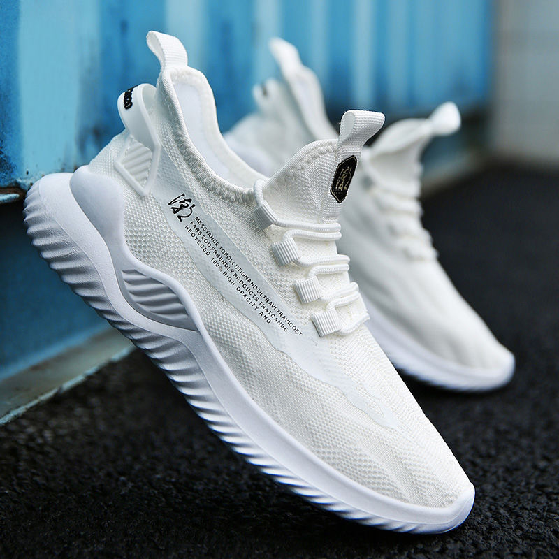 Men's Flyknit Breathable Casual Sneakers · YANYAN China shoe factory