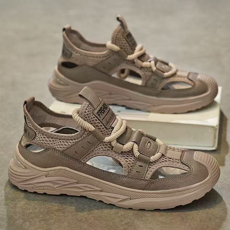Closed Toe Hollow Out Sandals for Men · YANYAN China shoe factory