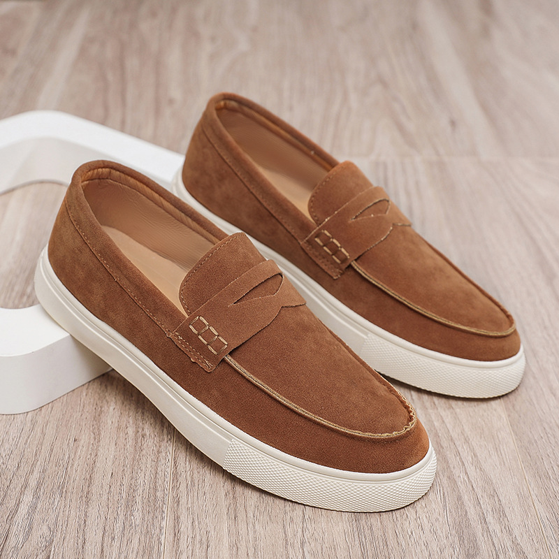 Men's Slip On Suede Loafers · YANYAN China shoe factory