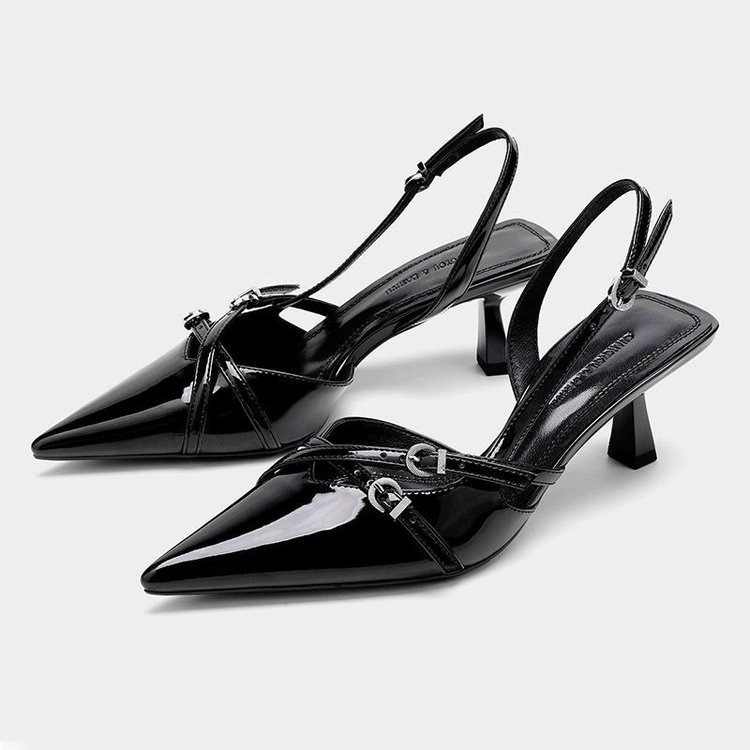 Pointed Toe Cutout High Heels · YANYAN China shoe factory