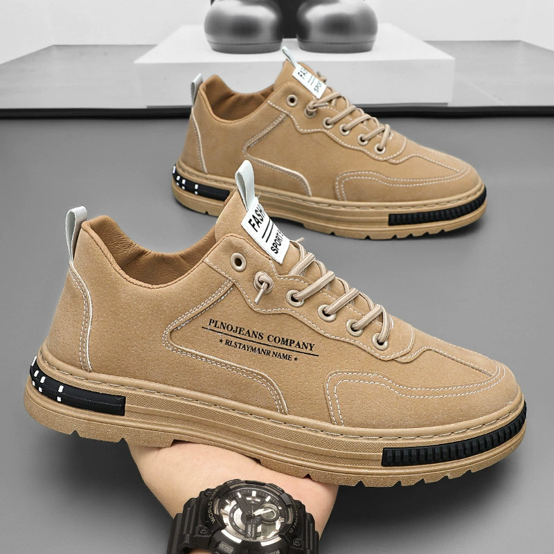 Sapatos de Trabalho Casuais Masculinos 2026 Inverno Antiderrapantes Impermeáveis Tênis Cano Baixo