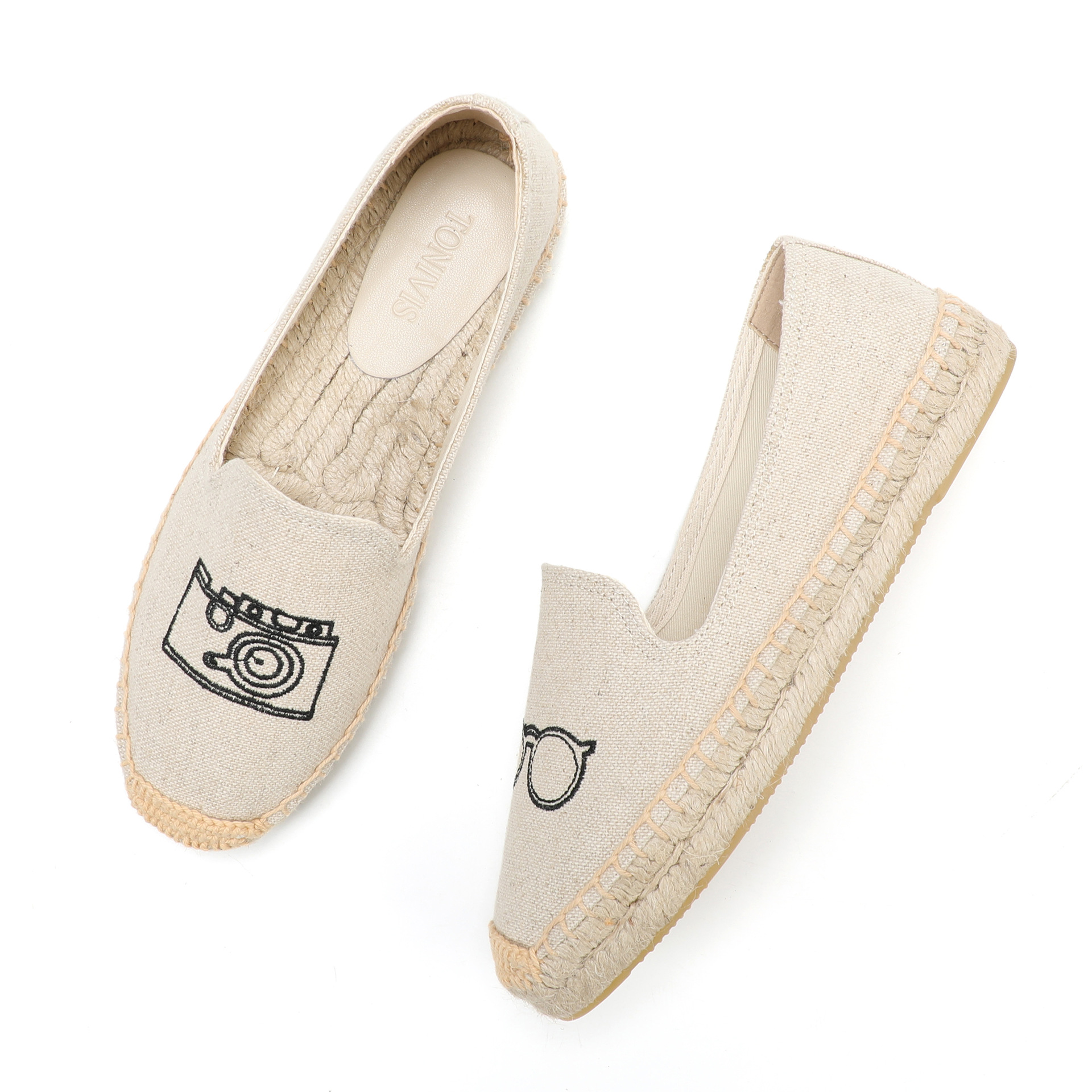 Women's Embroidered Espadrilles · YANYAN China shoe factory