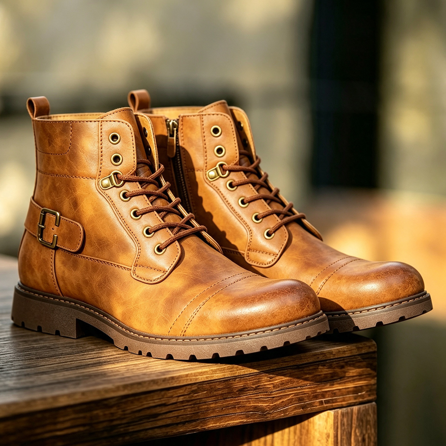Men's Retro High-Top Martin Boots · YANYAN China shoe factory