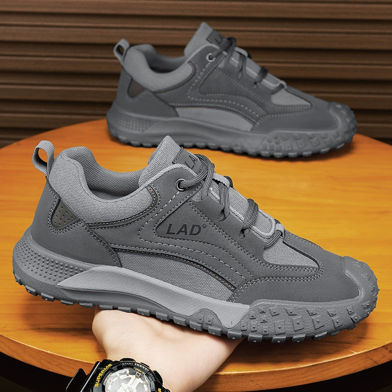 Sapatos Casuais Masculinos Primavera Fashion Segurança Respirável Tênis Caminhada Trendy Esportivos Outdoor Trabalho